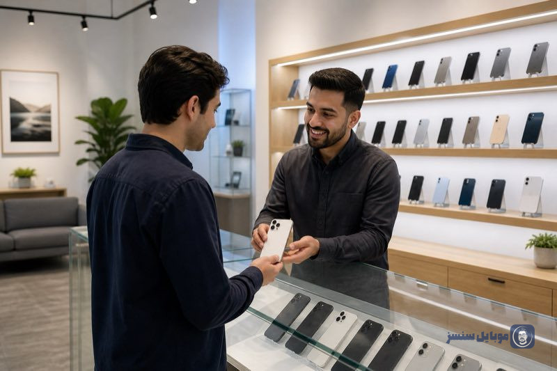 خرید آیفون دست دوم از فروشگاه معتبر موبایل سنسز